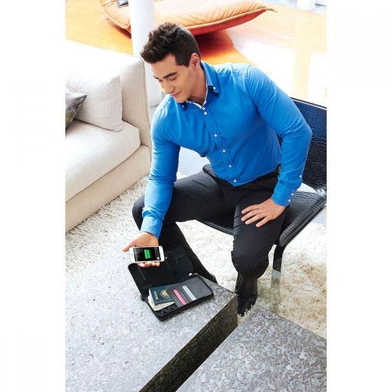 Porta Pasaporte Cargador Reis