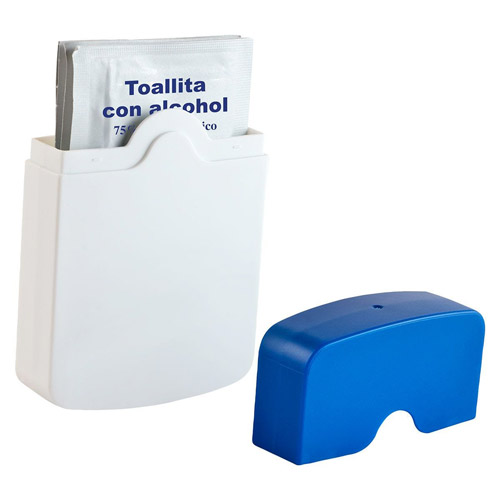 [SLD 054 A] ESTUCHE GRANDE PADS DE ALCOHOL (AZUL)