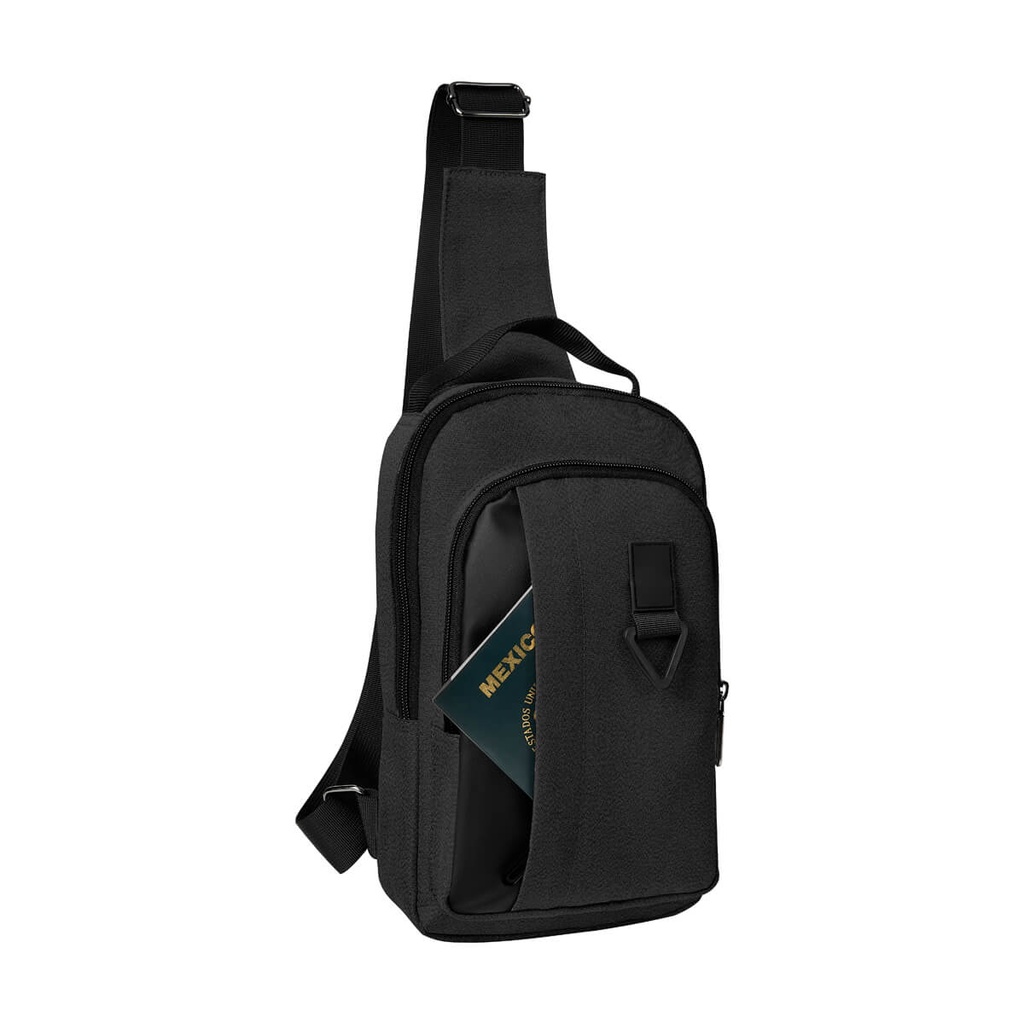[SIN 607 N] MOCHILA DE VIAJE JIMMY (NEGRO)