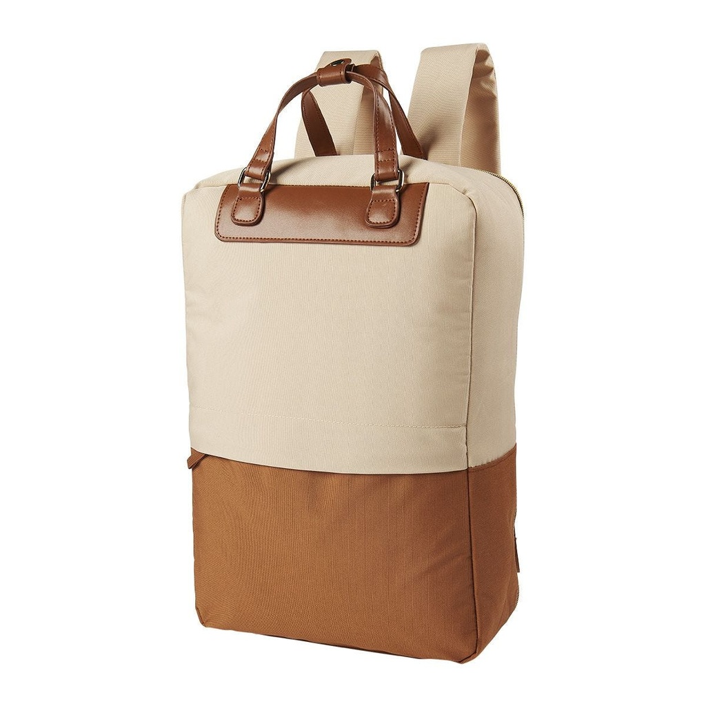 [SIN 293 C] MOCHILA DUBLU (CAFE)