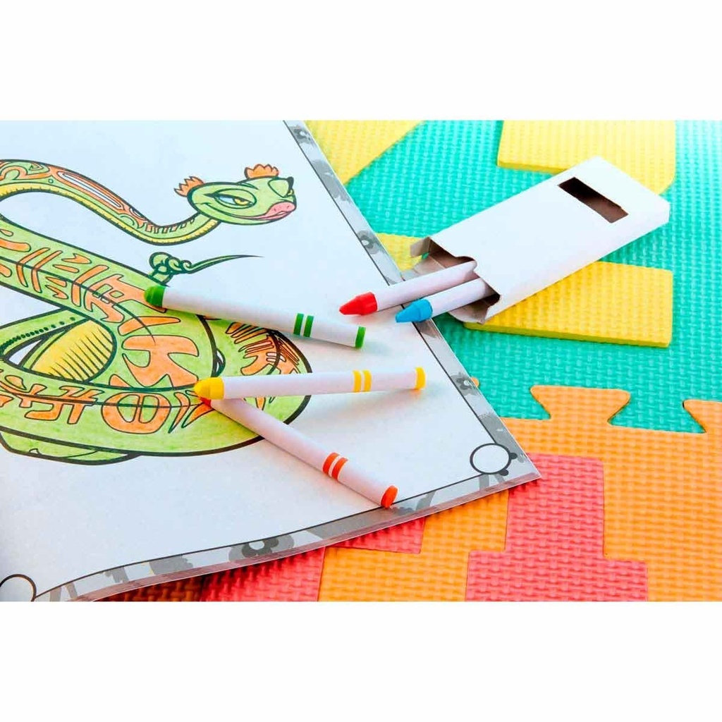 CAJA DE CRAYONES NIÑOS